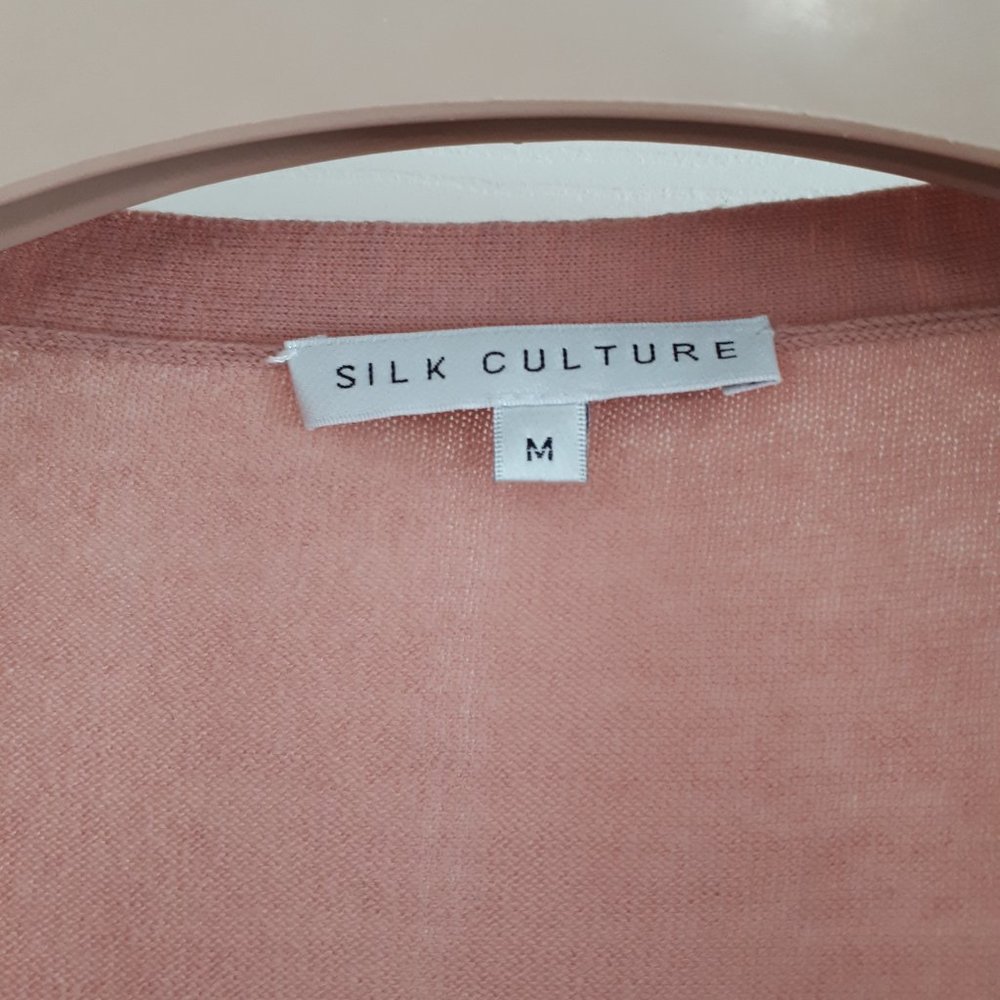 Cardigan by Silk Culture - Size M - Pale Pink - Picture 4 of 4